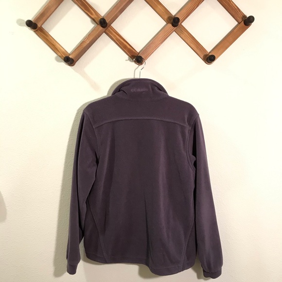 Columbia | purple fleece zip up jacket sz … - Picture 3 of 6
